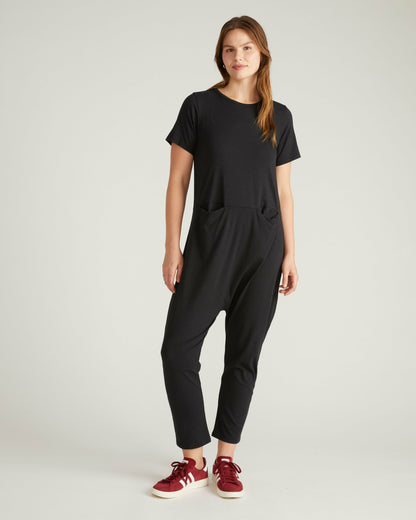 Ilona Lounge Jumpsuit - Black | Universal Standard
