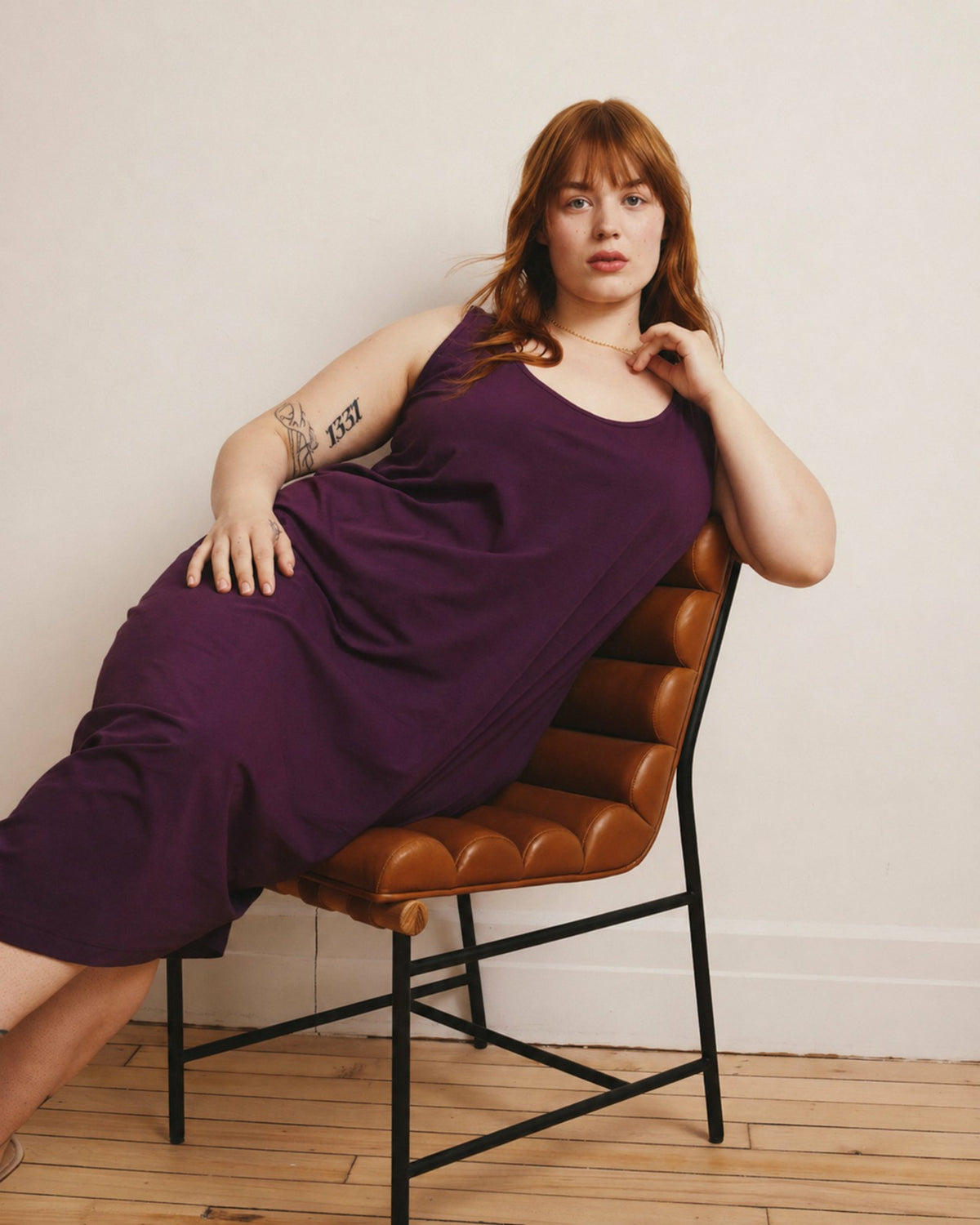 Iconic Geneva Tank Dress - Gamay | Universal Standard