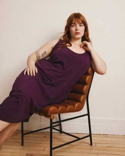 Iconic Geneva Tank Dress - Gamay | Universal Standard