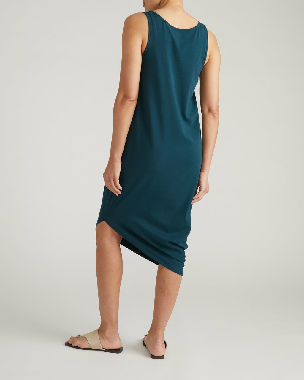Iconic Geneva Tank Dress - Deep Sea | Universal Standard
