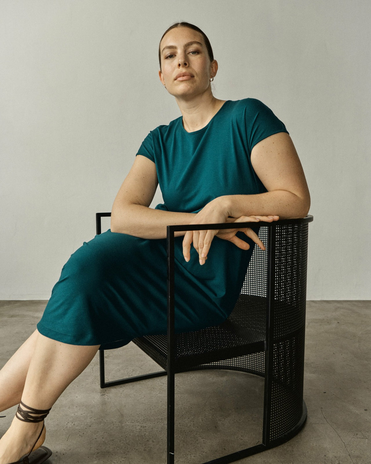 Iconic Geneva Dress - Deep Sea | Universal Standard