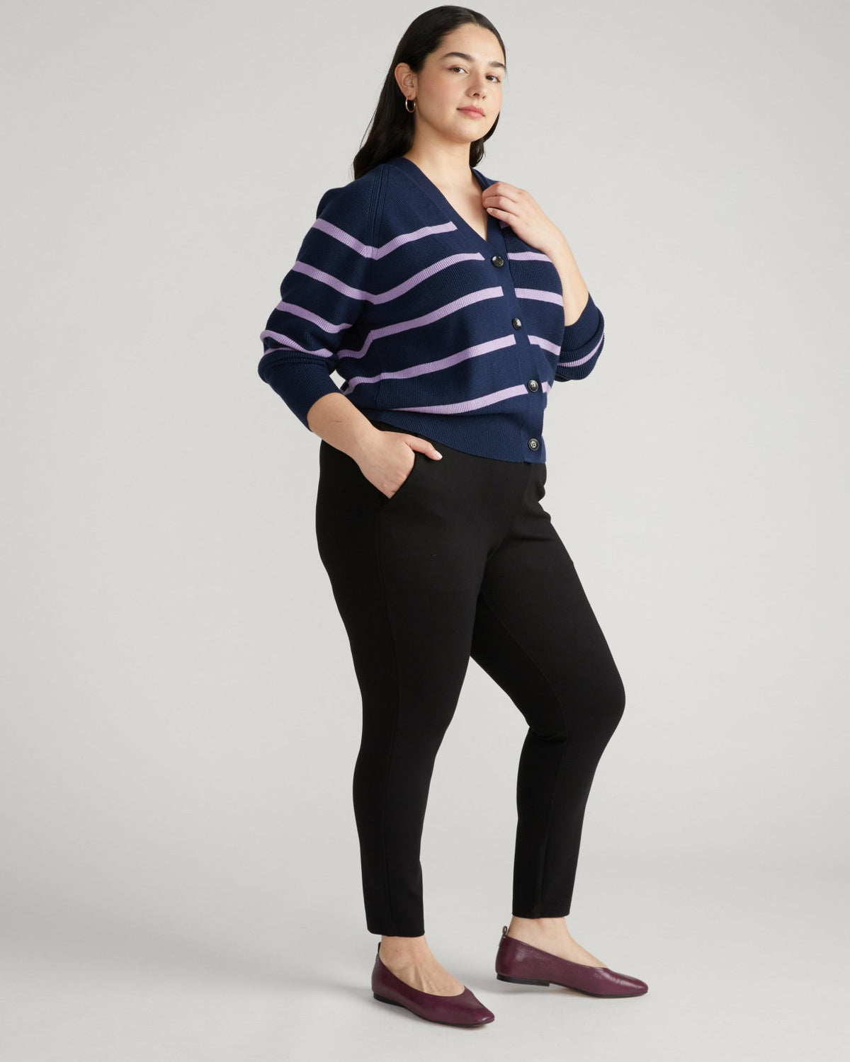 Minimalist Moro Pocket Signature Ponte Pants - Black | Universal Standard