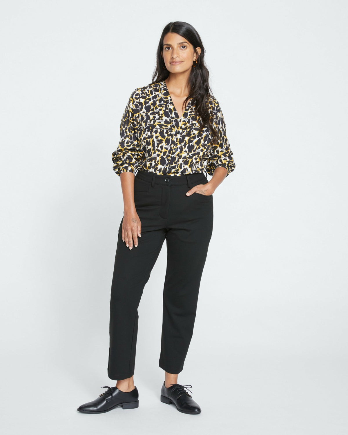 Cigarette Ponte Pants - Black | Universal Standard