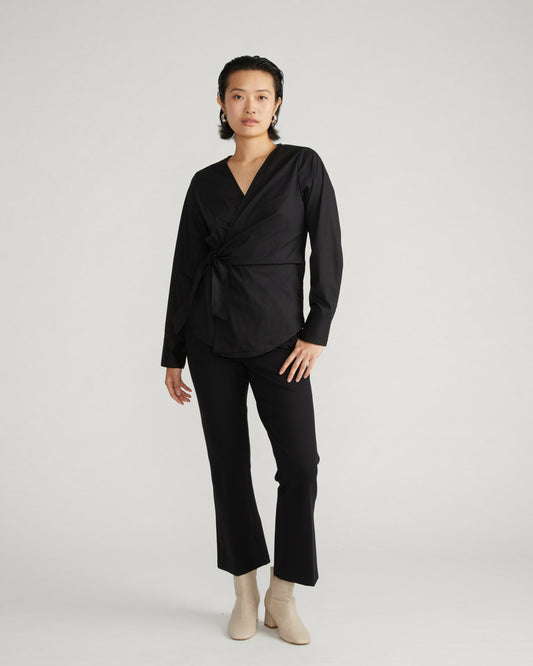 Pull On Bootcut Ponte Pants - Black | Universal Standard