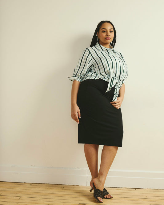 Danube Jersey Skirt - Black | Universal Standard