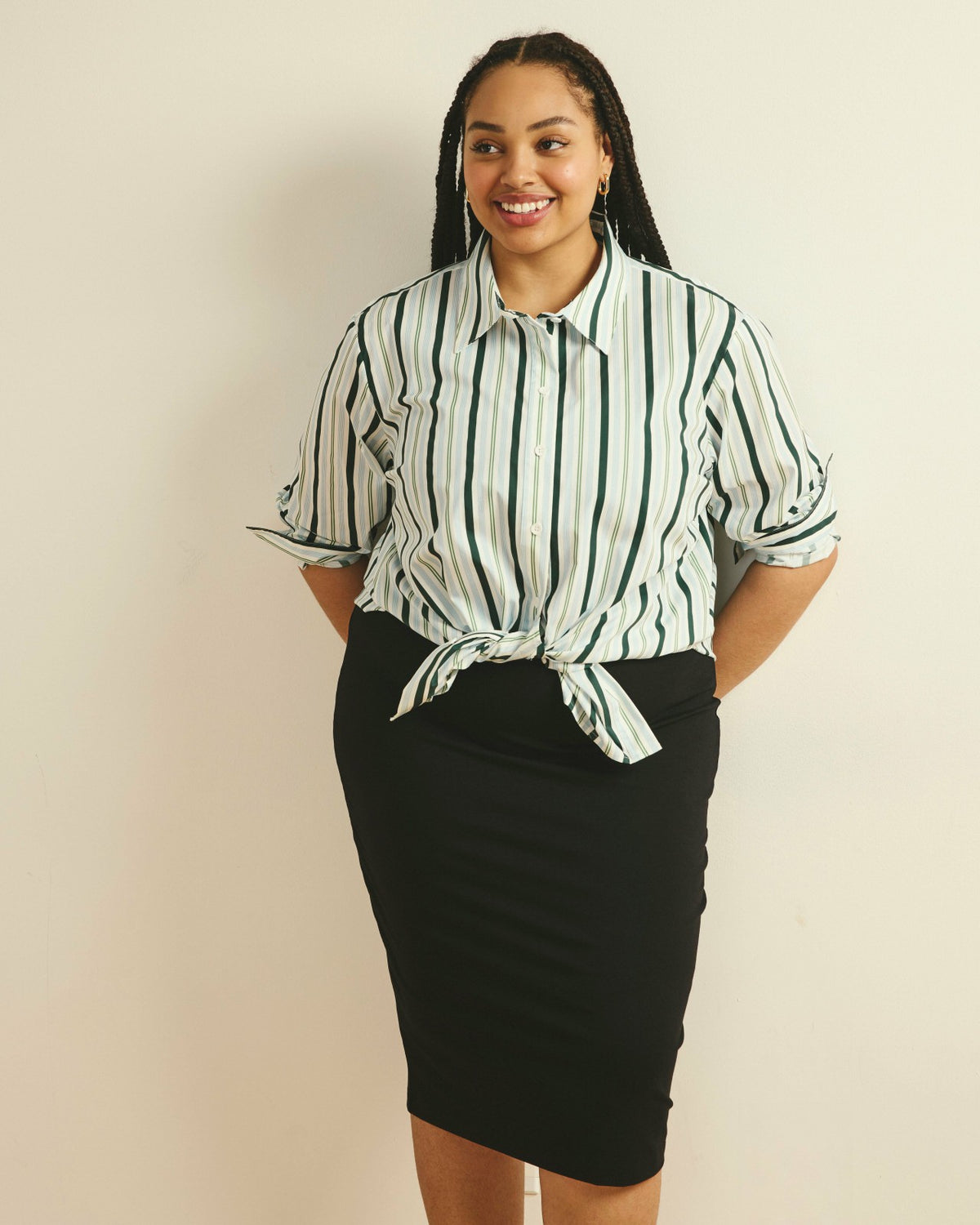 Danube Jersey Skirt - Black | Universal Standard
