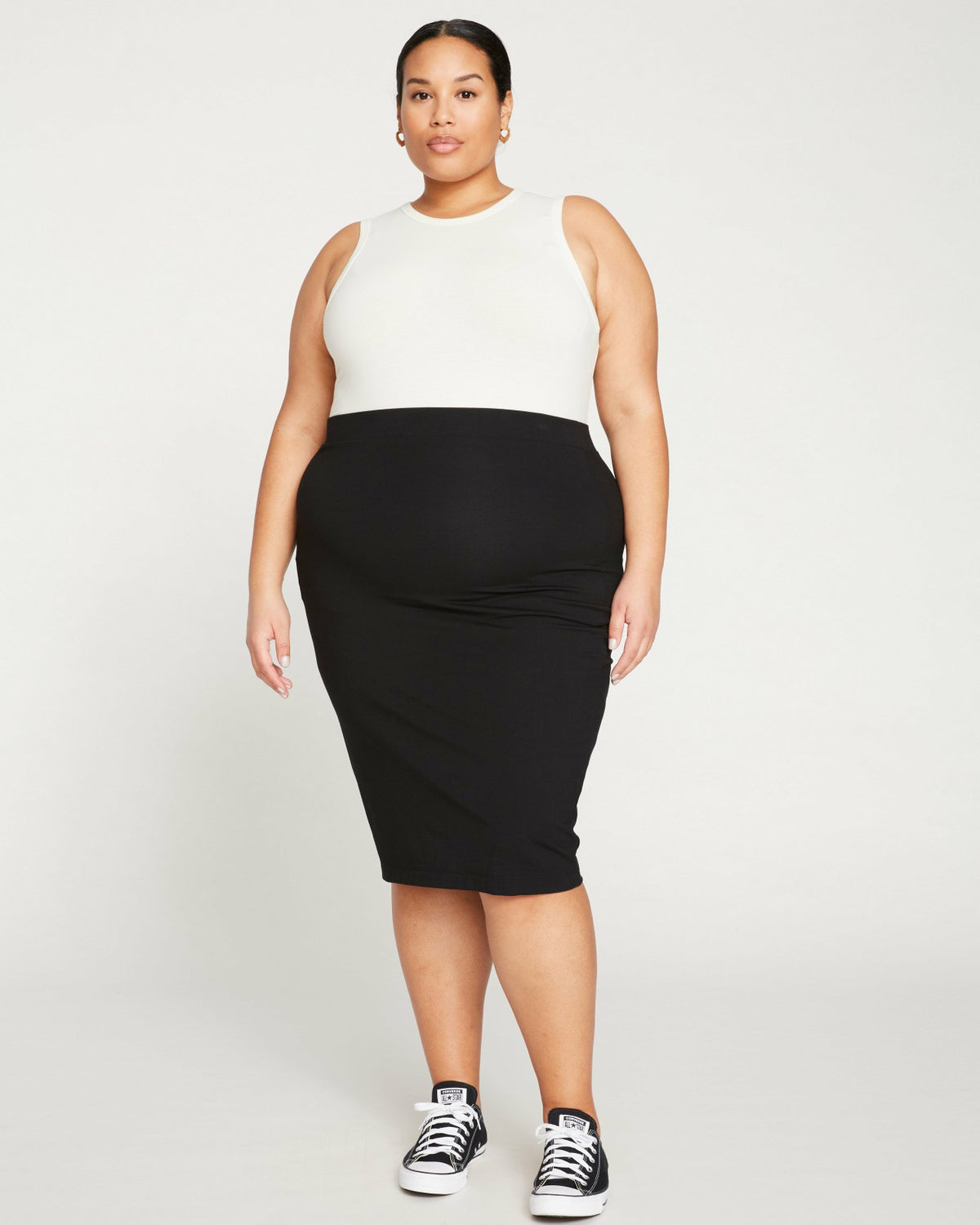 Danube Jersey Skirt - Black | Universal Standard