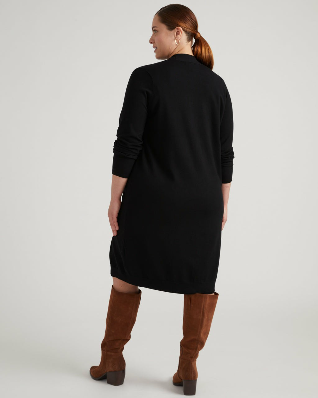 Savvy Double Knit Duster - Black | Universal Standard