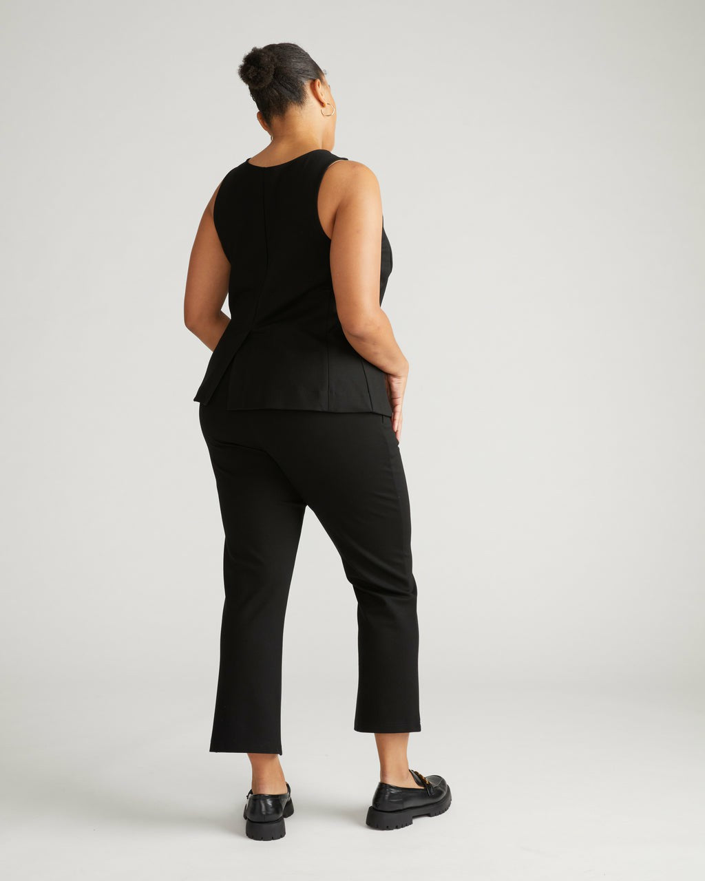 Amaya Ponte Kick Flare Pants - Black | Universal Standard