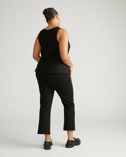 Amaya Ponte Kick Flare Pants - Black | Universal Standard