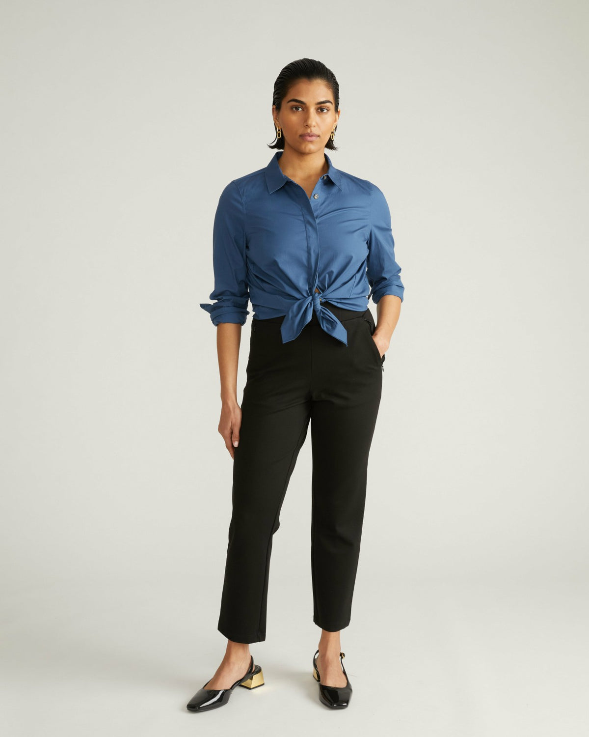 Smart Signature Ponte Pants - Black | Universal Standard