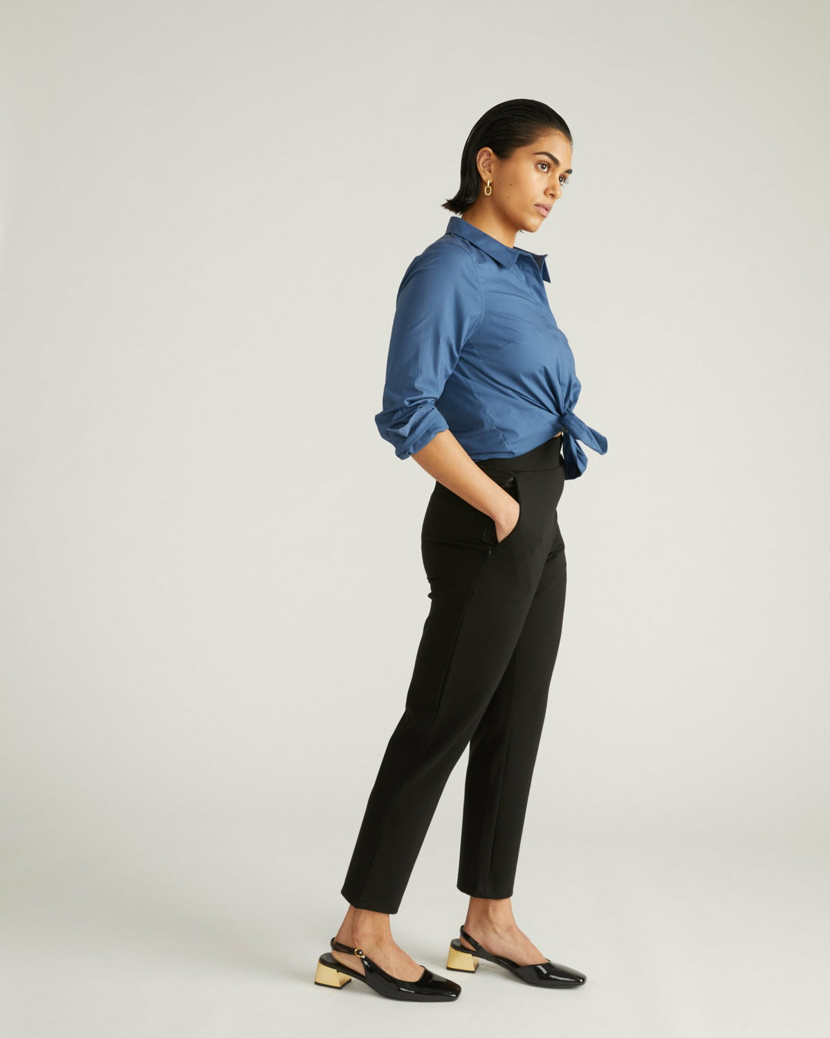 Smart Signature Ponte Pants - Black | Universal Standard
