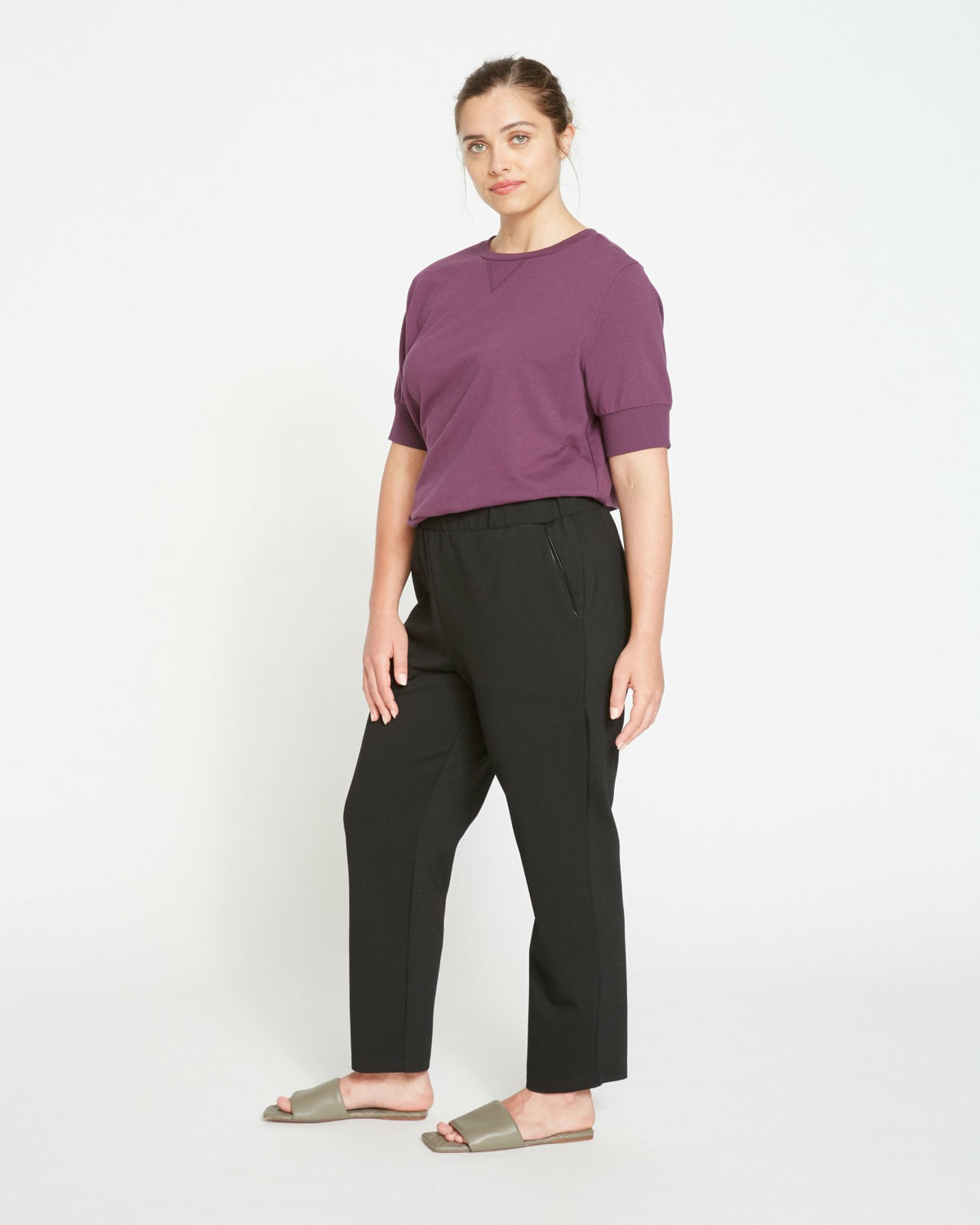 Smart Signature Ponte Pants - Black | Universal Standard