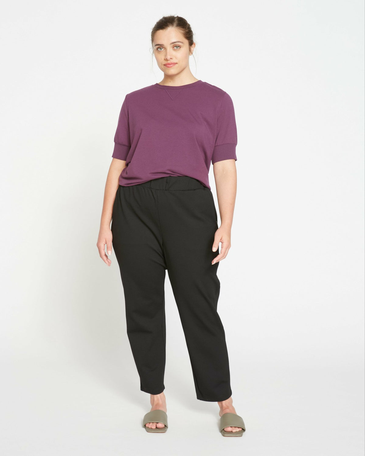 Smart Signature Ponte Pants - Black | Universal Standard