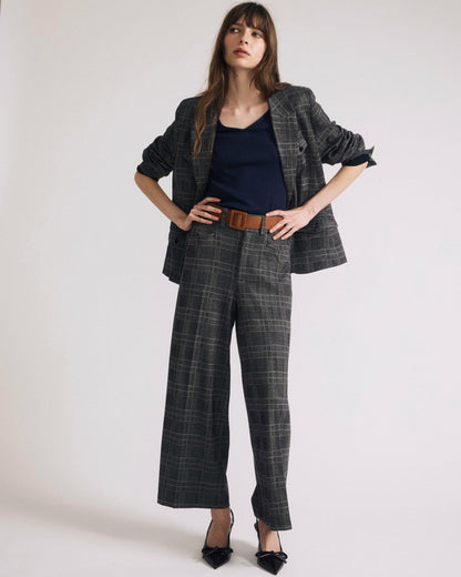 4 Pocket Ponte Blazer - British Plaid | Universal Standard