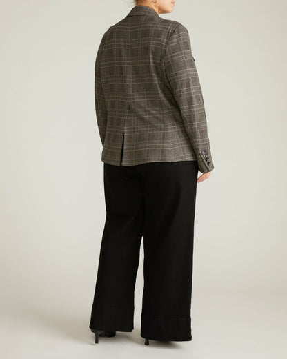 4 Pocket Ponte Blazer - British Plaid | Universal Standard
