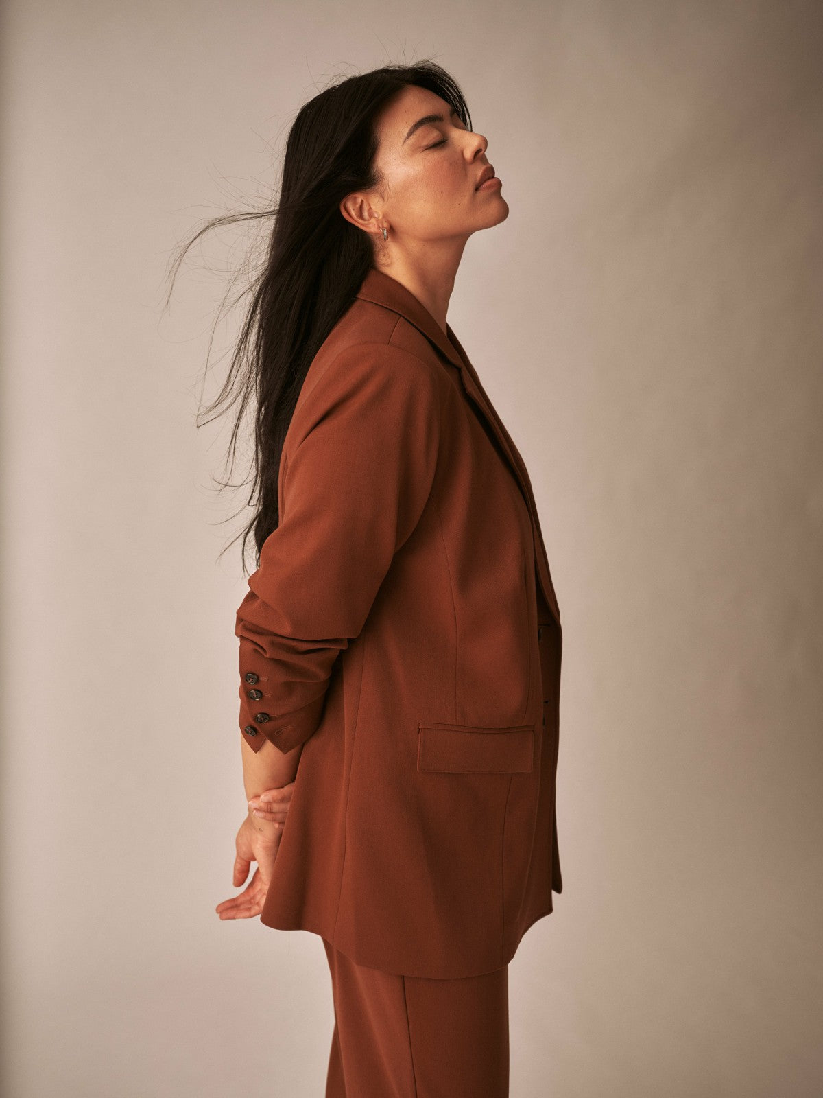 All Day Warren Double Breasted Blazer - Pony | Universal Standard