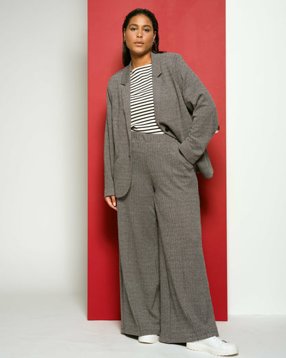 Beas Ponte Blazer - Herringbone Tweed | Universal Standard