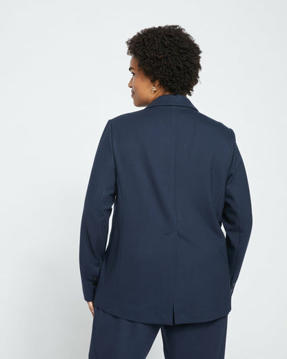 Beas Ponte Blazer - Navy | Universal Standard