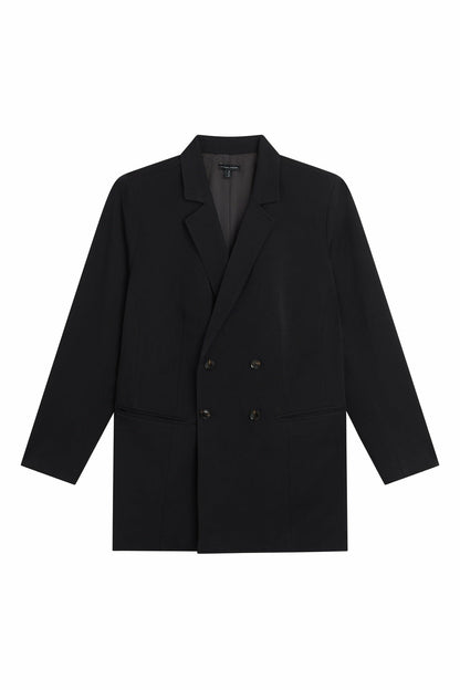 All Day Warren Double Breasted Blazer - Black | Universal Standard