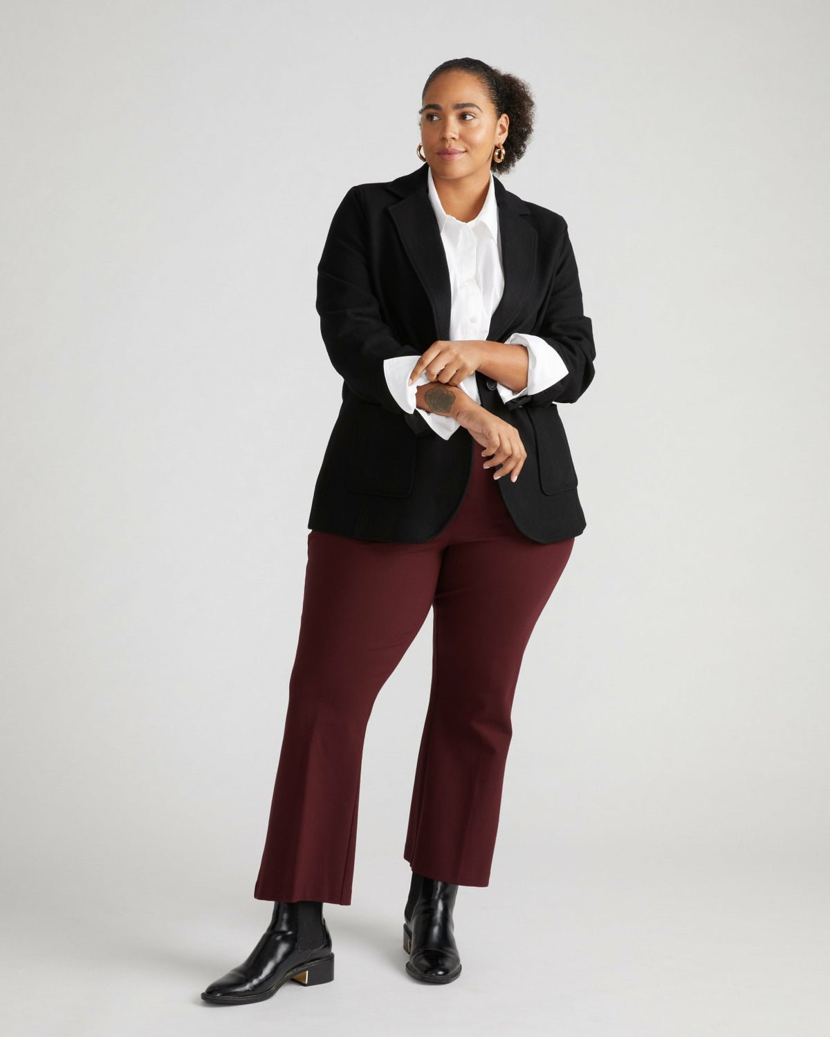 Kidjo Tailored Wool Jacket - Black | Universal Standard