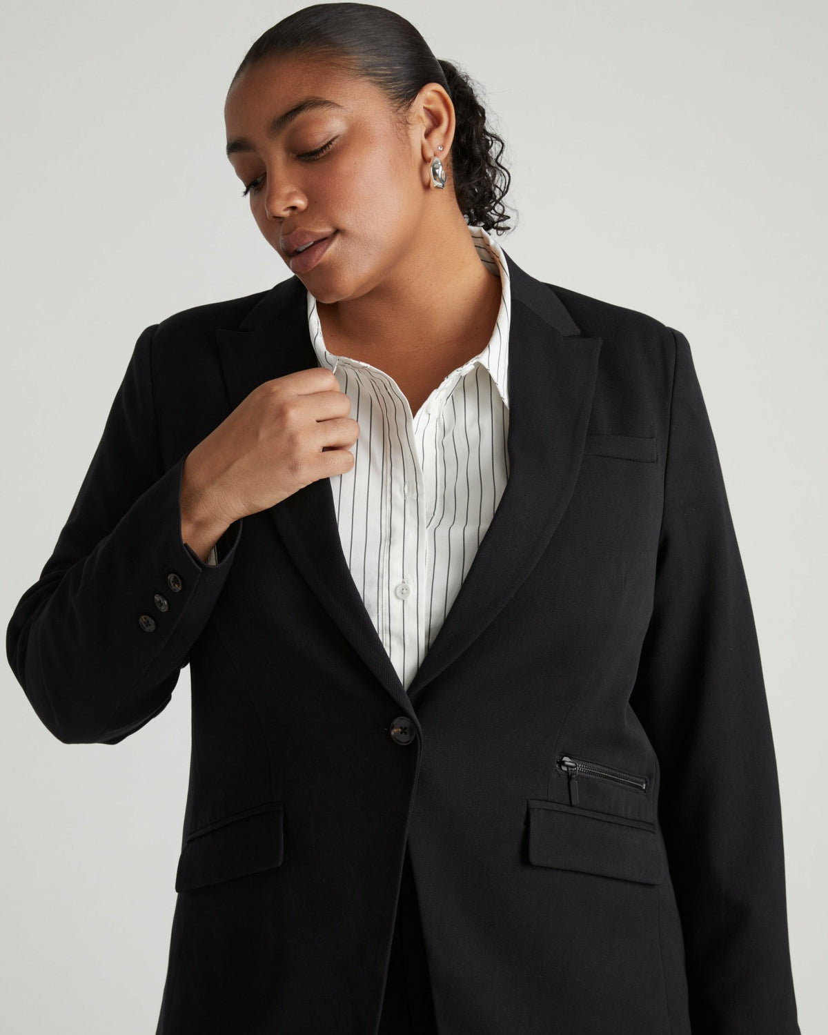 All Day Daria Blazer - Black | Universal Standard