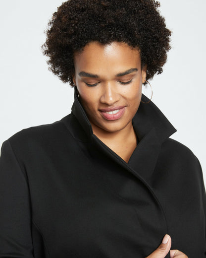 Bianca Double Breasted Ponte Blazer - Black | Universal Standard