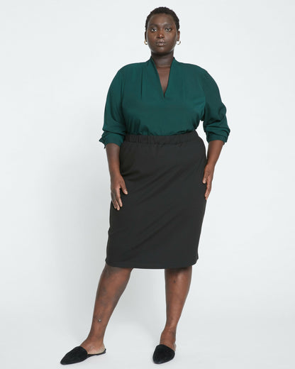Danube Ponte Skirt - Black | Universal Standard