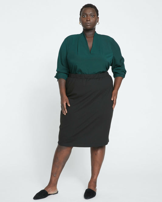 Danube Ponte Skirt - Black | Universal Standard