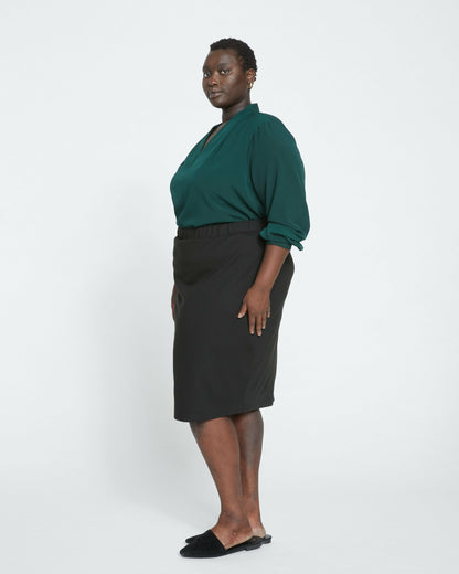 Danube Ponte Skirt - Black | Universal Standard