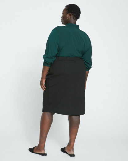 Danube Ponte Skirt - Black | Universal Standard