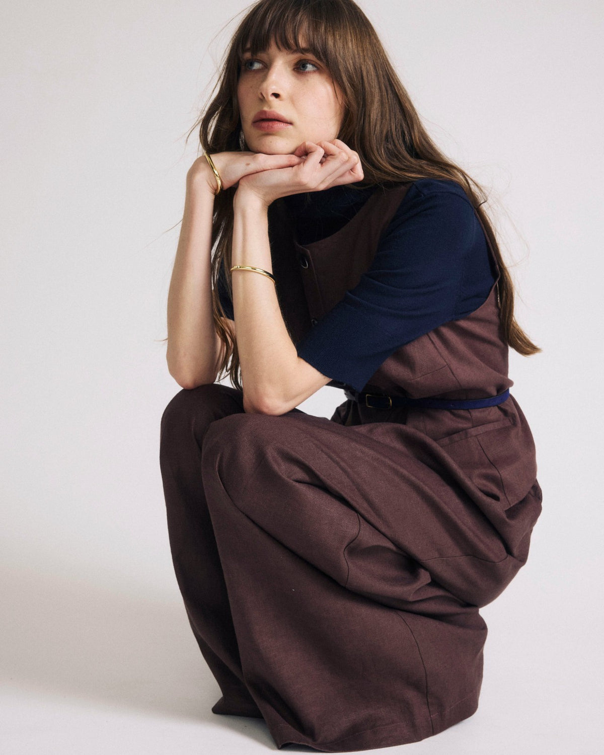 Savvy Fine Knit Turtleneck Sweater Top - Navy | Universal Standard