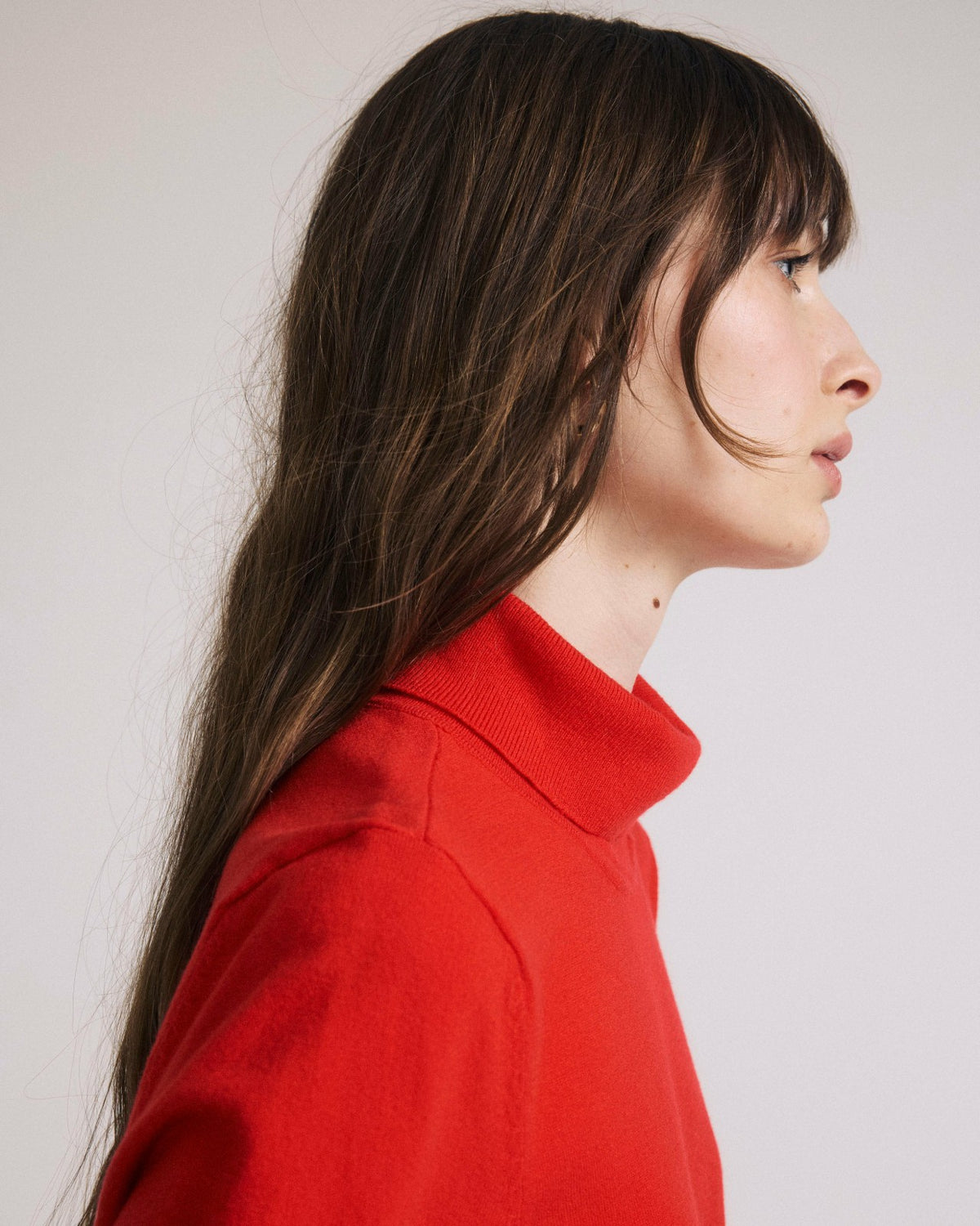 Savvy Fine Knit Turtleneck Sweater Top - Lipstick | Universal Standard