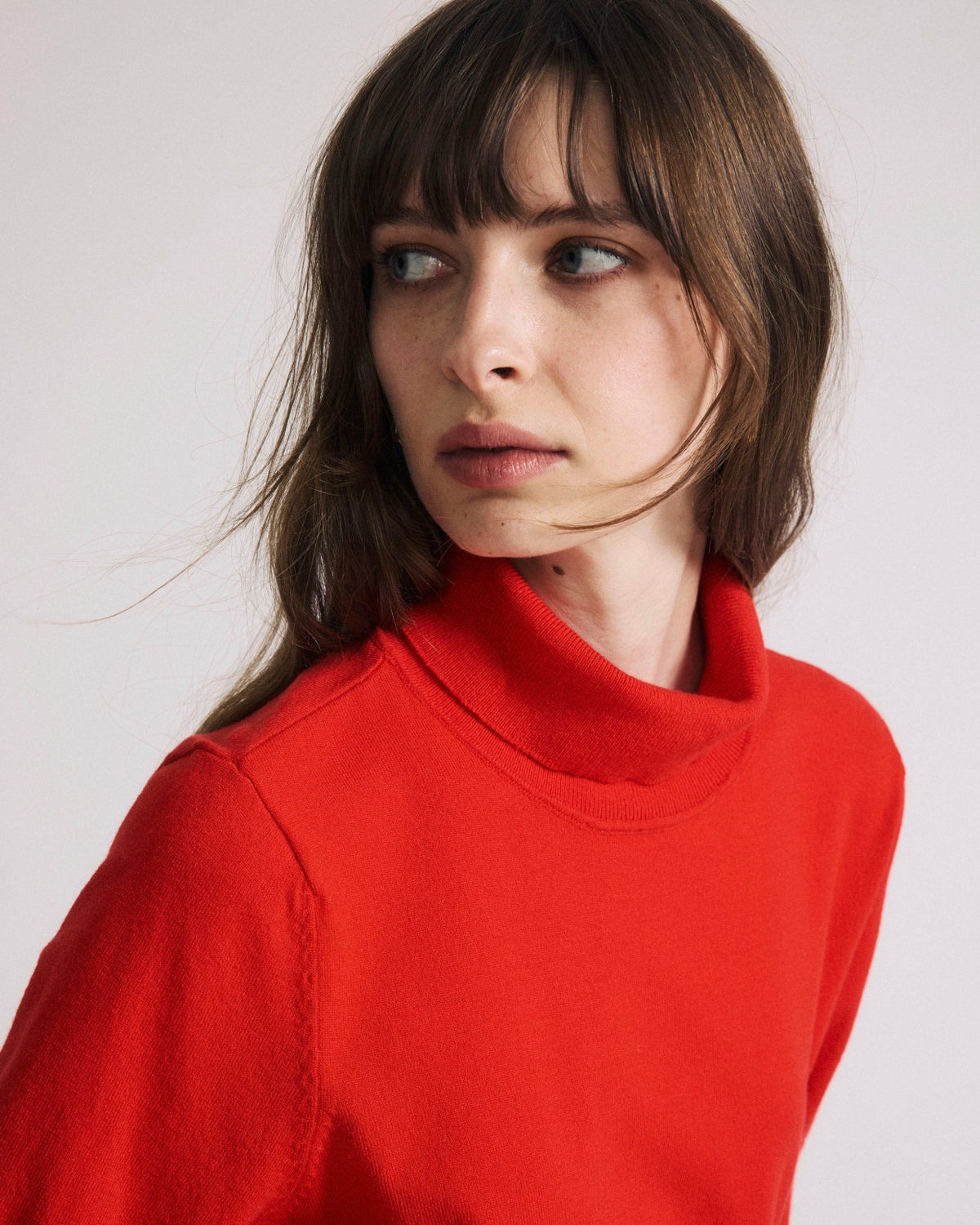 Savvy Fine Knit Turtleneck Sweater Top - Lipstick | Universal Standard