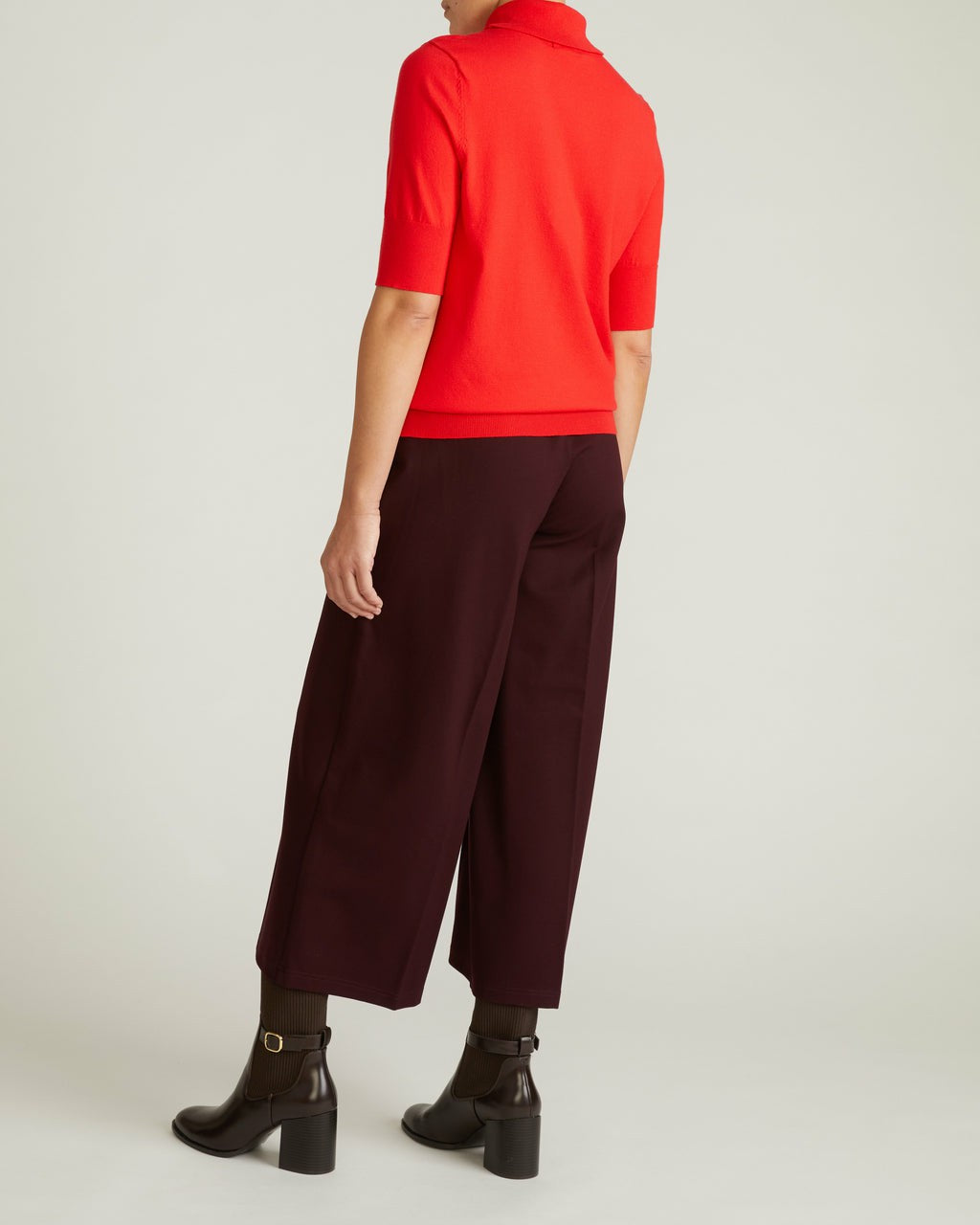Savvy Fine Knit Turtleneck Sweater Top - Lipstick | Universal Standard