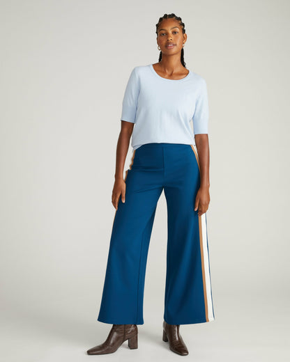 Savvy Fine Knit Sweater Top - Silver Blue | Universal Standard