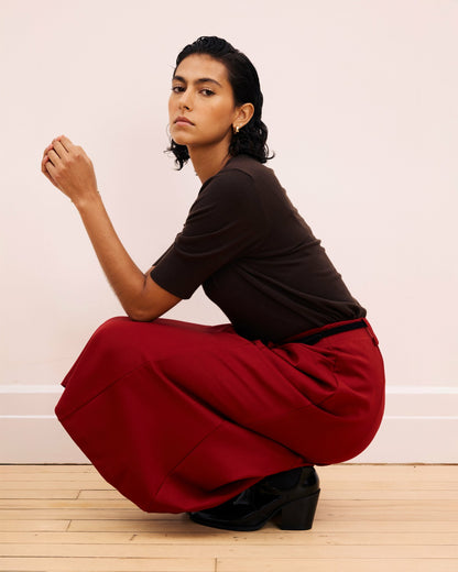 Savvy Fine Knit Sweater Top - Espresso | Universal Standard