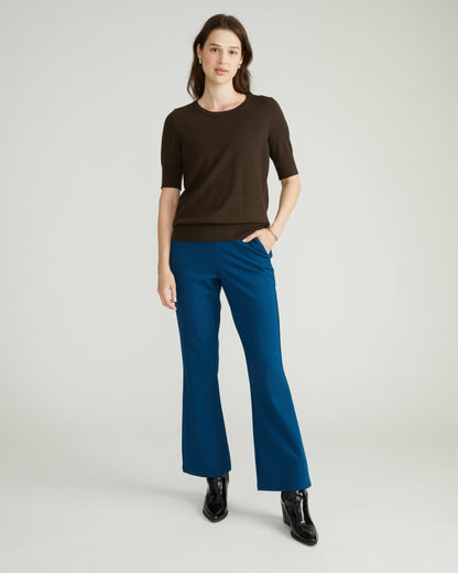 Savvy Fine Knit Sweater Top - Espresso | Universal Standard