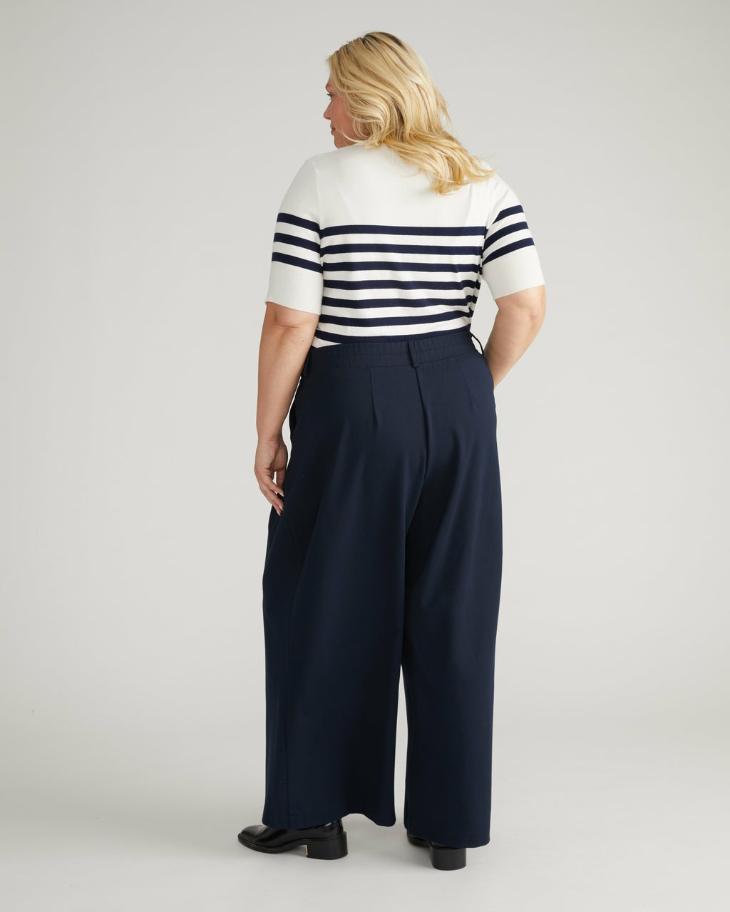 Palais Wide Leg Ponte Pants - Navy | Universal Standard