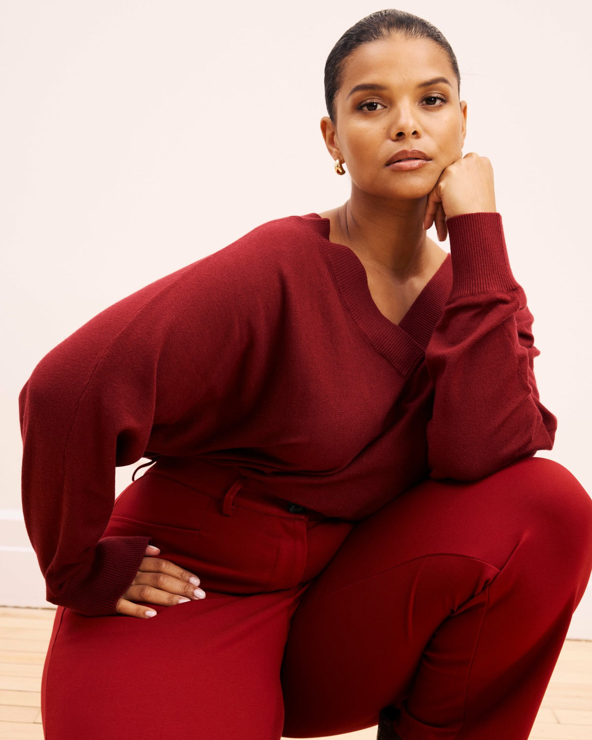 Cigarette Ponte Pants - Garnet | Universal Standard