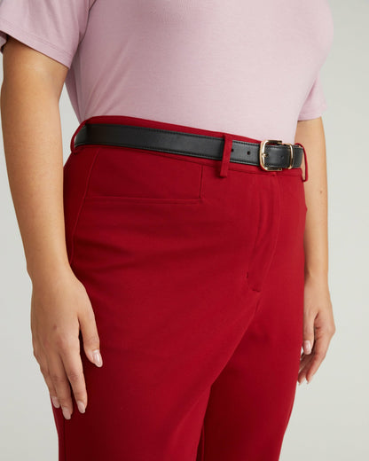 Cigarette Ponte Pants - Garnet | Universal Standard