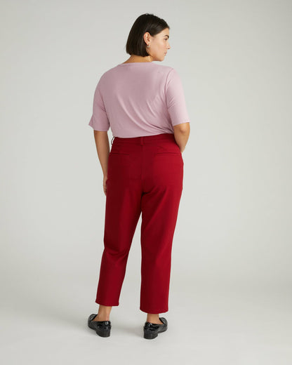 Cigarette Ponte Pants - Garnet | Universal Standard