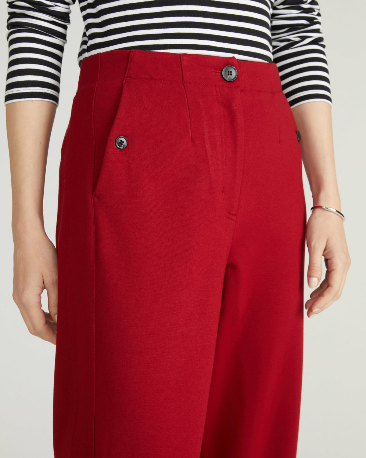 Audrey Tailored Ponte Pants - Garnet | Universal Standard