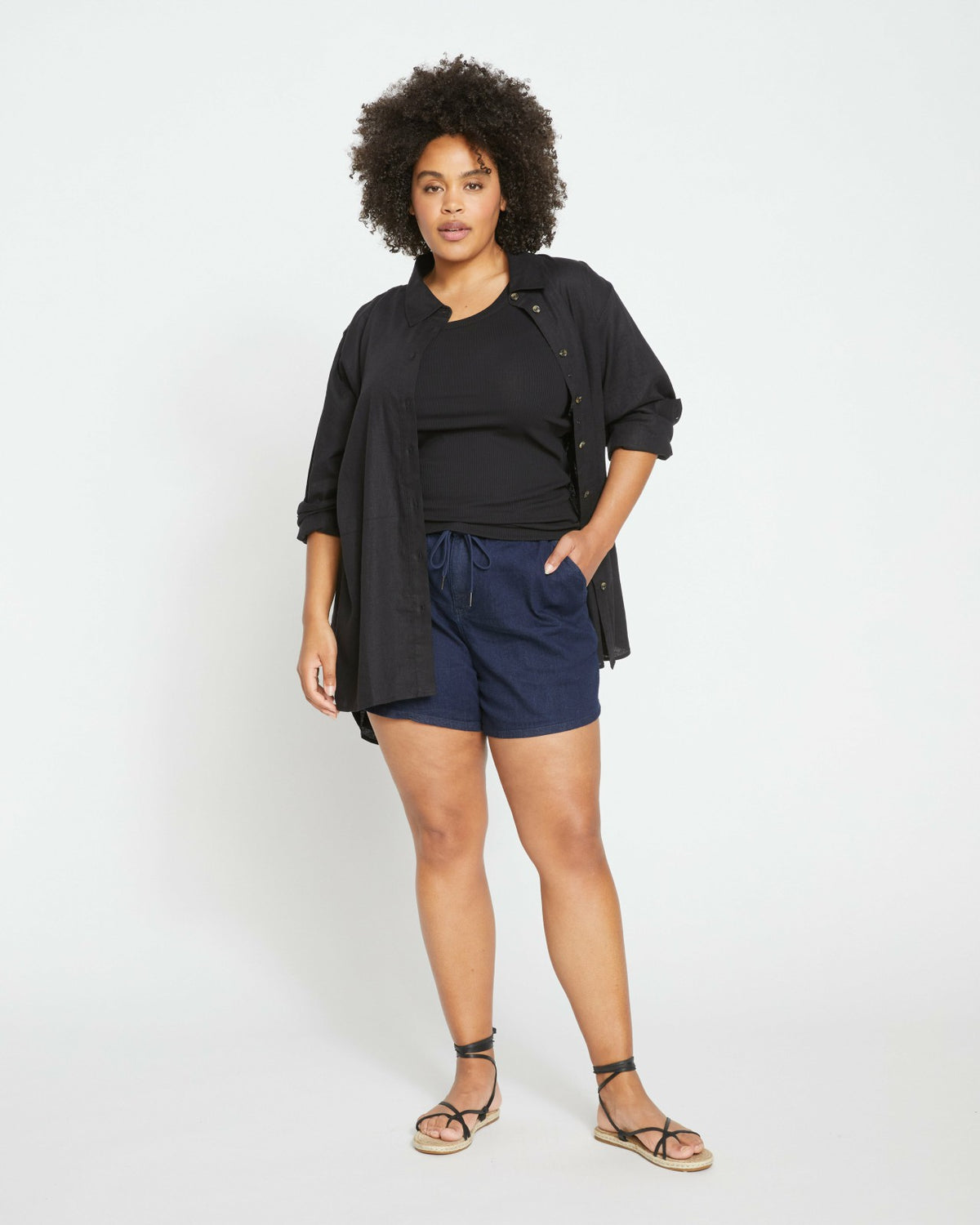 ComfortDenim Marche Shorts - Dark Indigo | Universal Standard
