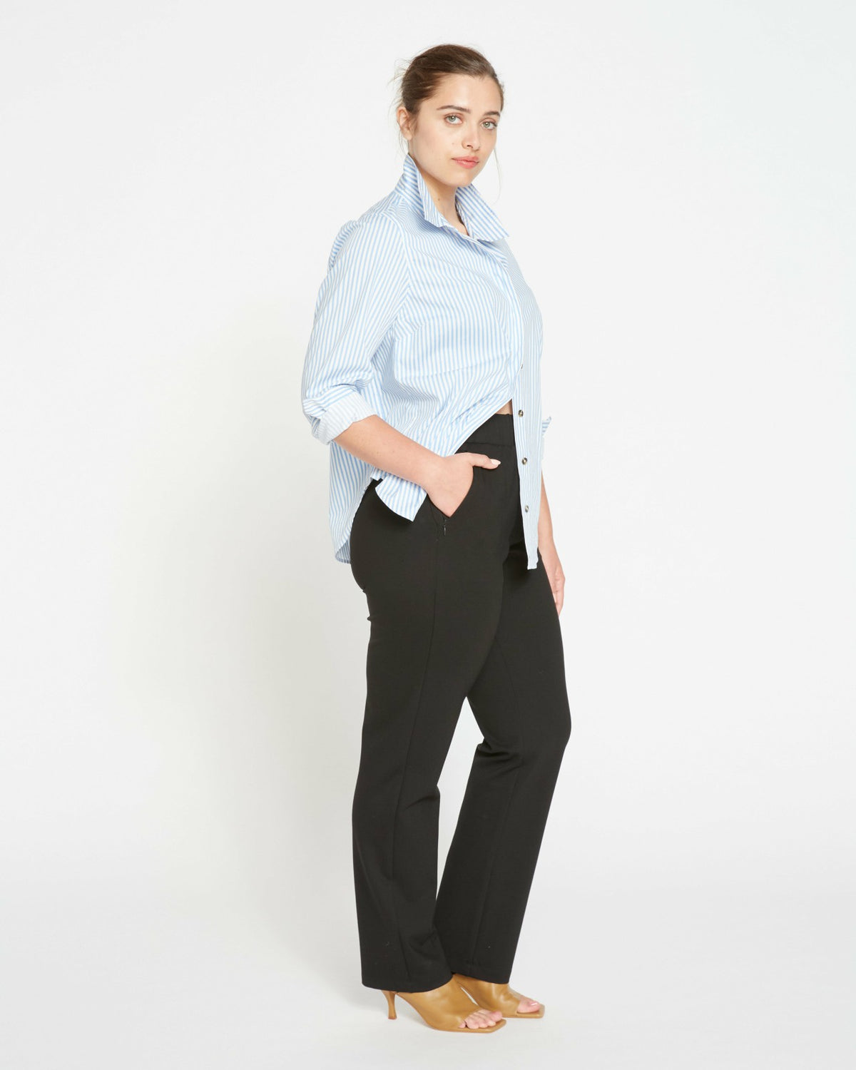 Smart Signature Ponte Pants Long - Black | Universal Standard