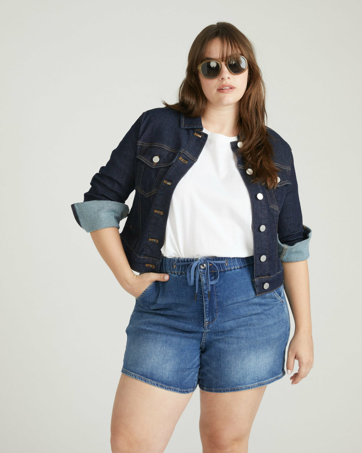 ComfortDenim Marche Shorts - Western Blue Wash | Universal Standard