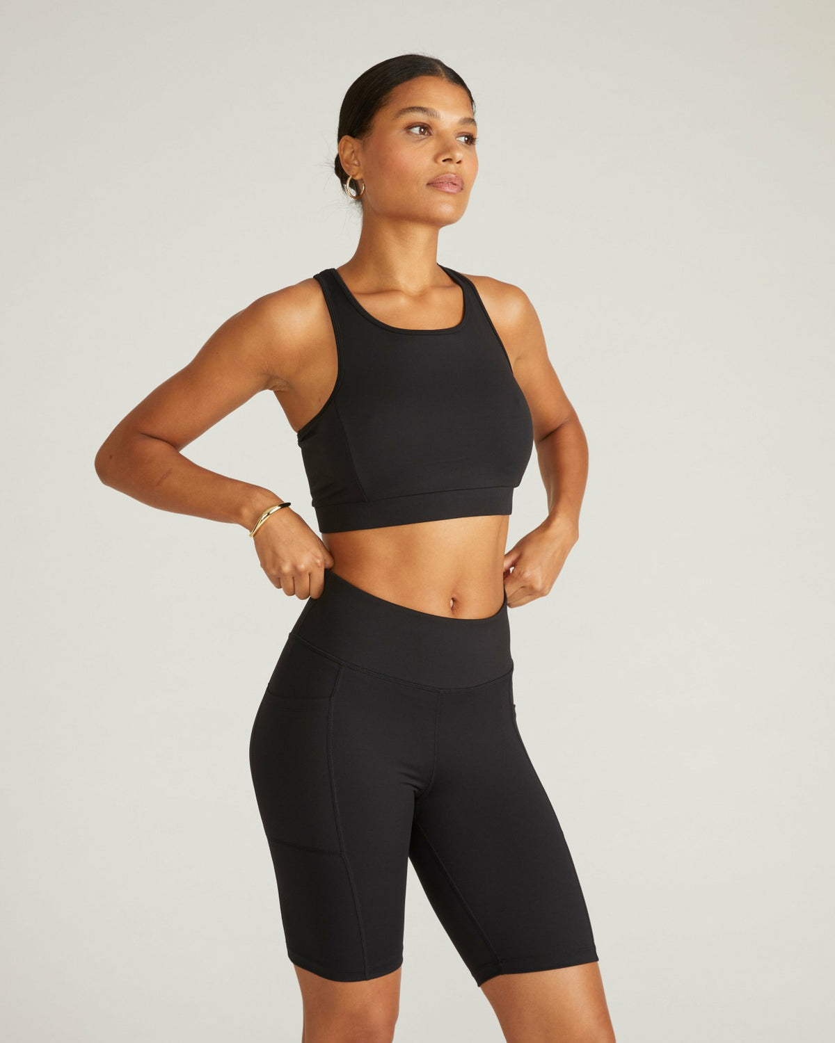 Next-to-Naked Bike Shorts - Black | Universal Standard