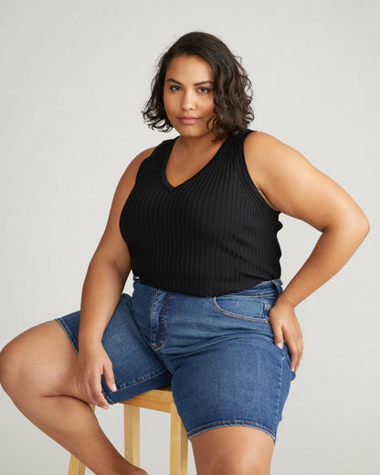 Lou Loose Fit Denim Shorts - Union City Blue | Universal Standard