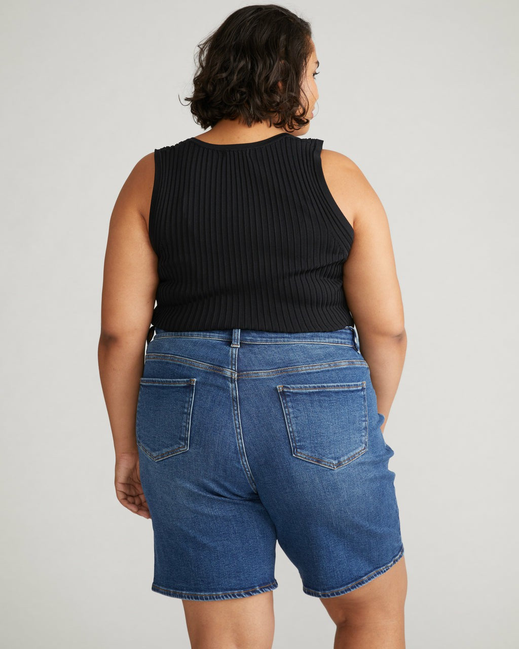 Lou Loose Fit Denim Shorts - Union City Blue | Universal Standard