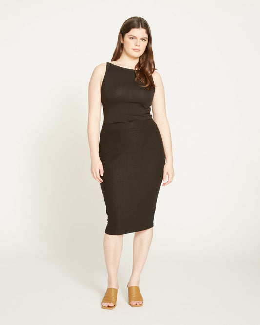 Le Bon Ribbed Skirt - Black | Universal Standard
